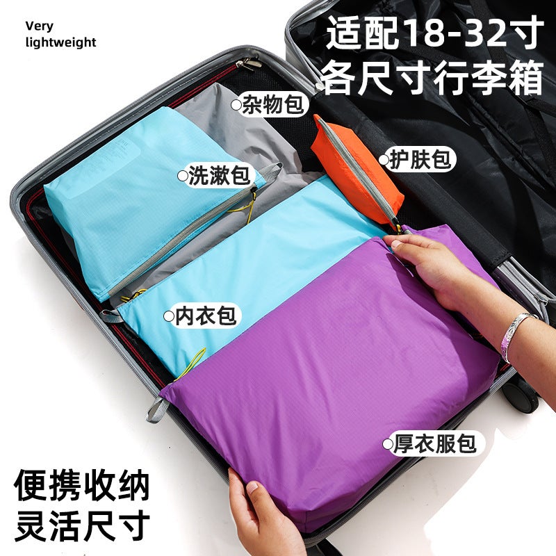 Travel Outdoor Waterproof Storage Bag Ultra-Light Portable Storage Bag Toiletry Bag Miscellaneous Pen Document Bag Outdoor Packaging - Image 2